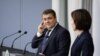 Reprezentantul FMI, Ruben Atoyan, și președinta Maia Sandu. Imagine de arhivă