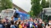Primarul general al Chișinăului, Ion Ceban la deschiderea primelor două centre mobile de vaccinare, 26 mai 2021