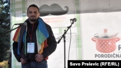 Danijel Kalezić na Montenegro prajdu 2016. godine