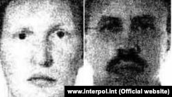 Slike Rusa Vladimira Popova i Eduarda Širokova na Interpolovoj internet stranici