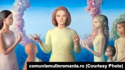 Imaginea Elenei Ceaușescu ca Mamă a Națiunii era cu atenție promovată de întreaga propagandă de partid.