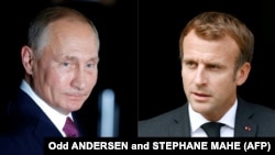 Վլադիմիր Պուտին, Էմանյուել Մակրոն
