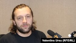 Dumitru Alaiba în studioul Europei Libere