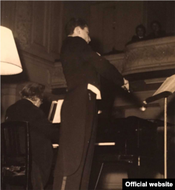 La recitalul din 1952