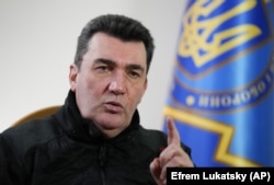 Oleksi Danilov, secretarul Consiliului Național pentru Securitate și Apărare al Ucrainei, Kiev, 31 ianuarie 2022.