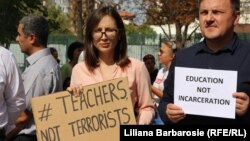 Protest împotriva deportării profesorilor turci de la liceele "Orizont". 7 septembrie 2018