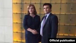 Natalia Gherman şi Pavlo Klimkin