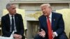 Președintele SUA, Donald Trump, și premierul Canadei, Mark Carney, la acel moment abia învestit, în Biroul Oval de la Casa Albă, 6 mai 2025. 