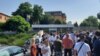 Protest ispred Tužilaštva BiH zbog privođenja Mehmedagića, Sarajevo (15. juli 2021.)