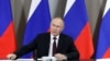 Russian President Vladimir Putin chairs a meeting in Samara, Russia on September 5