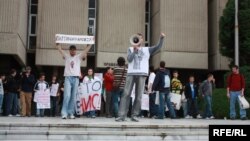 Денеска на протести и универзитетските професори и студентите 