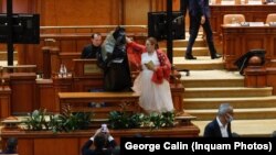 Дијана Сосоака во парламентот на Романија, Букурешт, 29.06.2021