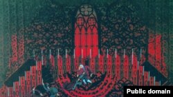 Борис Мессерер. Эскиз декорации к спектаклю «Три возраста Казановы. Драматические сцены в стихах» по Марине Цветаевой