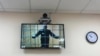 Rusia: opozantul Alexei Navalnîi în timpul audierilor dintr-un tribunal regional, la care a participat prin video, 7 iunie 2021. 