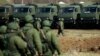 Російські військові в Криму, Сімферополь, 17 березня 2014 року