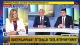 Captură de ecran de la emisiunea „Culisele Statului Paralel”, în care invitați în platou sunt Călin Georgescu și George Simion. Sursă: YouTube/Realitatea Plus.