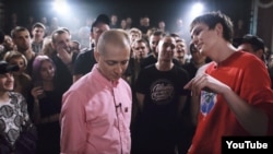 Баттл российских рэперов Oxxxymiron и Гнойный (Слава КПСС)