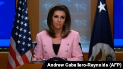 Zëdhënësja e Departamentit amerikan të Shtetit, Morgan Ortagus.