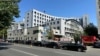 Intrarea principală a Spitalului Clinic de Urgență București (Floreasca) - imagine de arhivă.