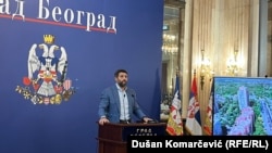 Gradonačelnik Beograda Aleksandar Šapić, 5. avgust 2025. 