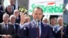 Karol Nawrocki, în timpul campaniei electorale. 