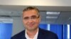Renato Usatîi in studioul Europei Libere, după interviul electoral, Chișinău, 8 iunie 2021