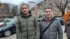 Predstavnici Sindikata zdravstvenih radnika Dalibor Vuković (lijevo) i Ivica Anić, Mostar, 22. januar