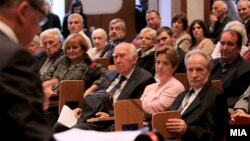 Архивска фотографија - Одбележување на 47-годишнината од основањето на МАНУ. 