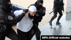 Privođenje ekstremista u okviru policijske akcije "Damask", Sarajevo, 2014.