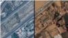 Înainte de inundații. Imagine din satelit cu orașul Valencia, Spania, 18 octombrie 2024.<br />
<br />
Imaginea din dreapta arată Valencia în timpul inundațiilor, 31 octombrie 2024.