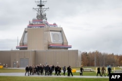 Sistemul de apărare antirachetă Aegis Ashore din Redzikowo, Polonia.