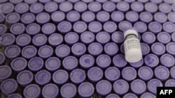 Vaksina e kompanisë Pfizer kundër koronavirusit.