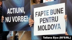 Митинг в поддержку Демократической партии Молдовы, Кишинев