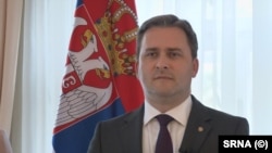 Ministar spoljnih poslova Srbije Nikola Selaković rekao je 20. maja 2022. da zahtev Kosova za članstvo u Savetu Evrope predstavlja politički cilj, a ne vrednosno opredeljenje i pokušaj je da se ova organizacija zloupotrebi. Fotografija: 23. jul 2021.