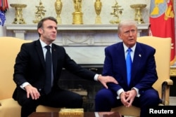 Președintele Franței, Emmanuel Macron, a fost pe 24 februarie în vizită la Casa Albă.