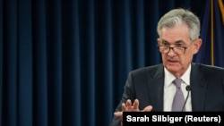 Guvernatorul Băncii Naționale (Federal Reserve ) Jerome Powell , Washington (foto arhivă)