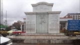 The former monument to Alisher Navoi in Mazar-e Sharif, Afghanistan.