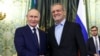 Президентите на Русия и Иран Владимир Путин и Масуд Пезешкян 