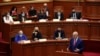 Kryeministri i Shqipërisë, Edi Rama, duke mbajtur fjalim në Kuvend më 17 shtator 2021.