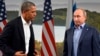 Претседателот на САД Барак Обама на средба со рускиот претседател Владимир Путин за време на самитот на Г8 во Северна Ирска, 17 јуни 2013 година