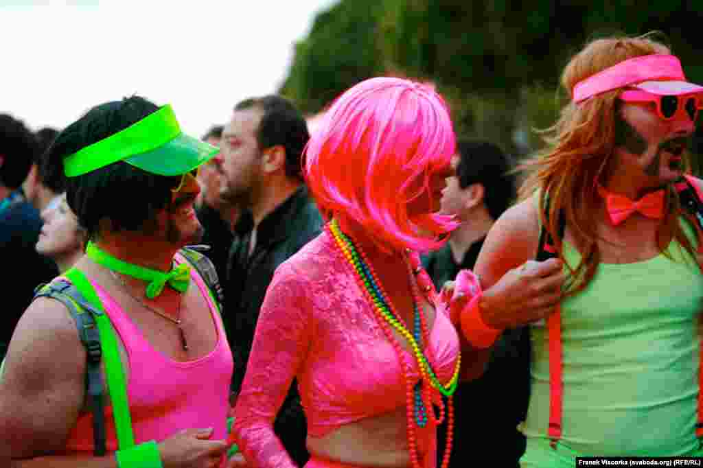 Activiști la Cannes marcînd la 17 mai Ziua Internațională împotriva Homofobiei.
