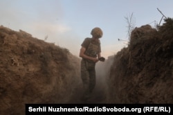 La câteva clipe după explozia de la terenul de antrenament
