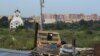 Стихийный поселок трудовых мигрантов в Подмосковье