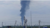  "Газпром нефтехим Салават" ишканасына урулган соккудан кийинки түтүн 