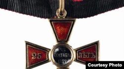 Знак ордена Святого Владимира 4-й степени за 25 лет беспорочной службы