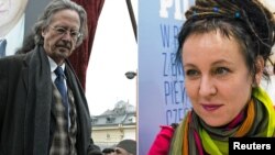 Peter Haudke și Olga Tokarczuk