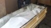 Абдусамад Фазлиддинов жасади солинган тобут.