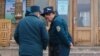 Сотрудники узбекской милиции.