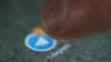 Logo aplikacije Telegram. Ilustrativna fotografija.