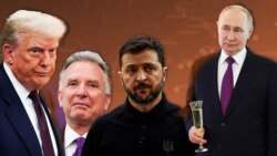Коллаж: Трамп, Уиткофф, Зеленский, Путин